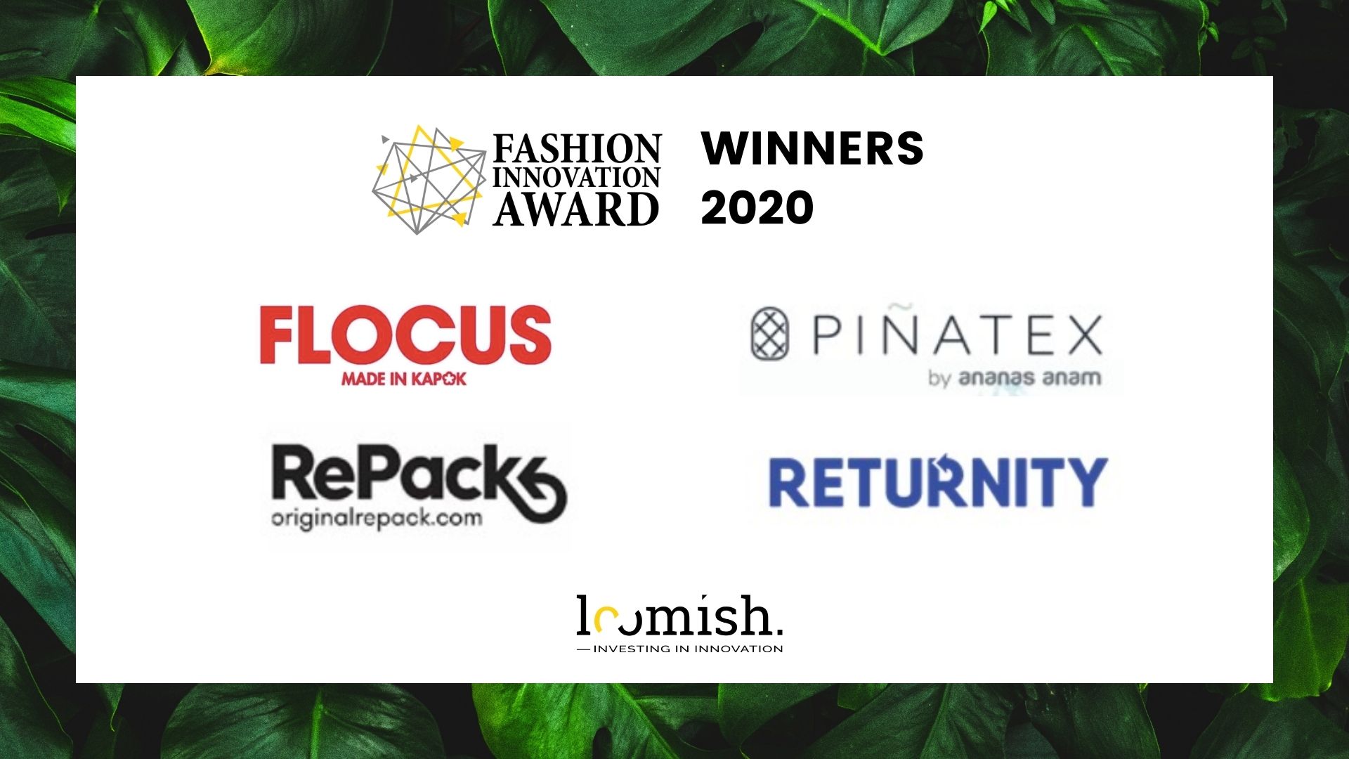 Fashion Innovation Award 2020